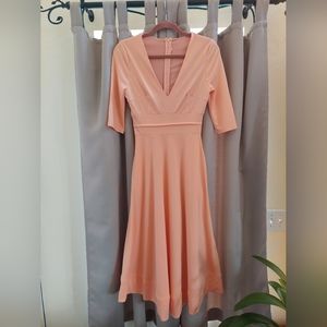 Vintage Handmade Peach Dress
